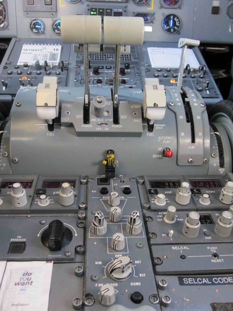 Steve in cockpit