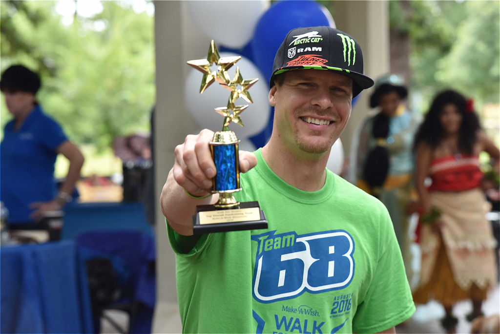 Team 68 named top fundraiser at Walk for Wishes